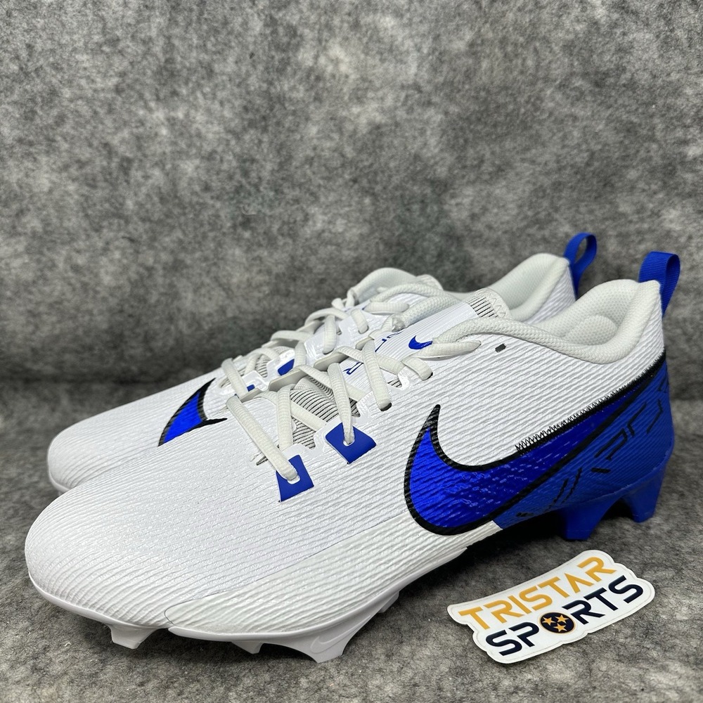 Nike Vapor Edge Speed 360 2 Football Cleats Mens Size 13.5 White Blue FQ4045-105